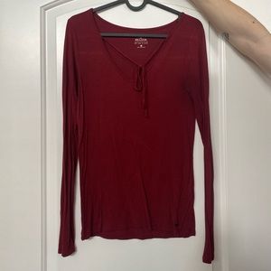 Red Hollister Top
